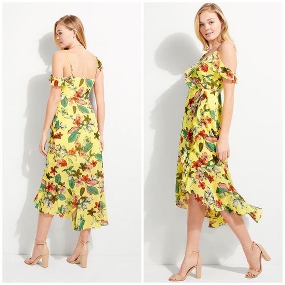 New GUESS Floral Print Dress SZ S - Picture 7 of 10